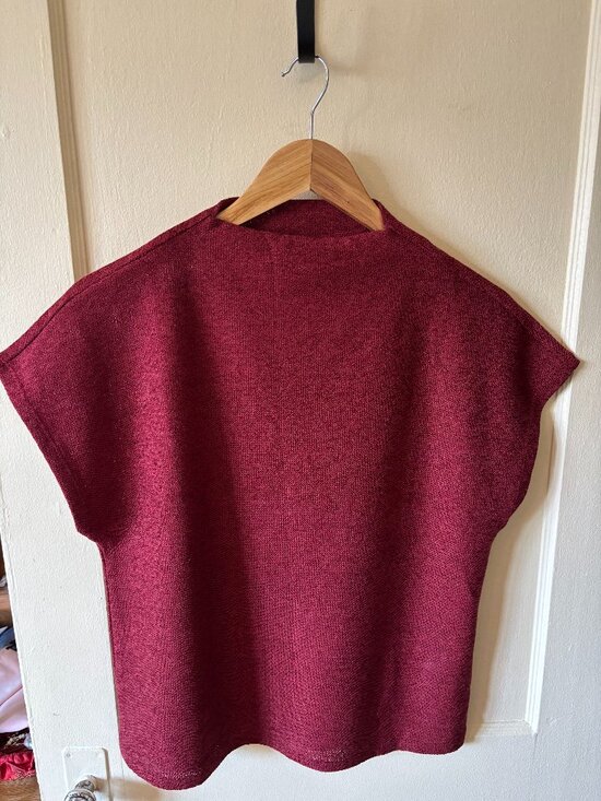 RW&CO. Tops - RW&CO. Rust High Neck Cap Sleeve Top - Size M (NWOT)